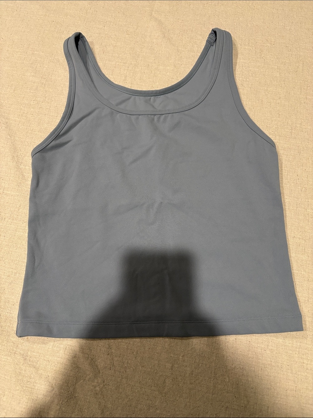 🏋️‍♀️Women’s Scoop Neck workout Tank Top - Slate Blue gray small